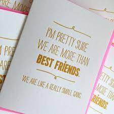 Funny friendship card, best friend card, cute love card, anniversary card, love greeting cards, bff card, romantic card, card for husband. Best Friend Card For Friend Gift We Are Like A Really Small Etsy Birthday Cards For Friends Cards For Friends Best Friend Cards