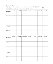 Daily Meal Plan Template Allthingsproperty Info