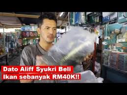 Then he took the step to move on its own, namely open cosmetics business. Dato Aliff Syukri Beli Ikan Berjumlah Rm40k Youtube