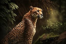 premium photo cheetah in wild awesome