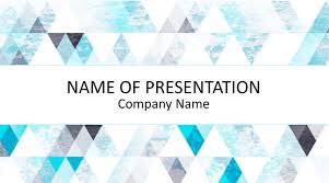 Triangle Pattern Powerpoint Template Templateswise Com