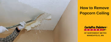 how to remove popcorn ceiling nw