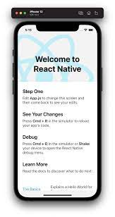 build ios apps using react native