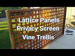 How To Make Lattice Panels Privacy