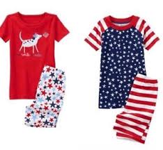Details About Gymboree Red White Cute 4 6 8 10 Gymmies Pajamas Boys Girls American Flag