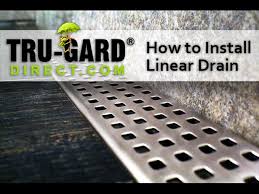 How To Install Linear Shower Drains