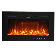 12 Color Flames Electric Fireplace