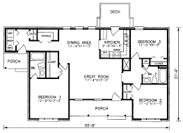House Plan 45385 Traditional Style