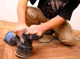 how to sand parquet flooring with your