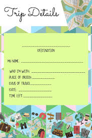 free printable travel journal tips and