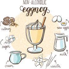 a delicious cooked nonalcoholic eggnog