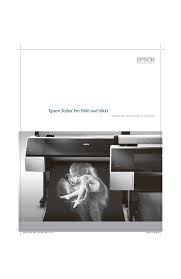 Epson stylus pro 7900 images. Epson 7900 9900 Brochure With Ref Guide Manualzz