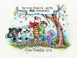 Break out your top hats and monocles; On Ebay Now Calvin And Hobbes Tribute Art By Lynn Fborfw News Notes