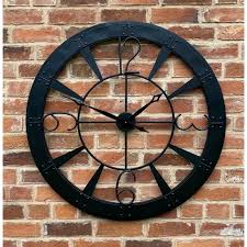 Antique Style Garden Wall Clock 94cm X