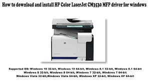 Color laserjet cm4540 mfp printers. How To Download And Install Hp Color Laserjet Cm3530 Mfp Driver Windows 10 8 1 8 7 Vista Xp Youtube