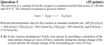 Of Iron By Oxygen Is A Common Reaction