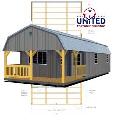 deluxe lofted cabin united portable