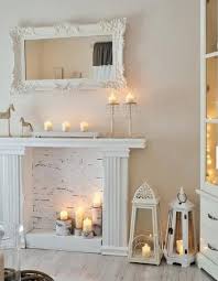 Fireplace With Candles Or Lights