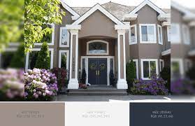 Exterior Paint Color Combinations