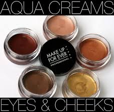 aqua creams for eyes cheeks