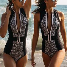 women push up padded one piece