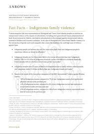 fast facts indigenous family violence anrows s fast facts indigenous family violence