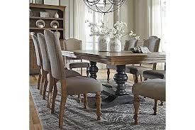 Merax farmhouse style kitchen table set, 5 piece wooden dining table set, rectangular table and 4 high back chairs for small space (grey) 4.5 out of 5 stars 69 $319.99 $ 319. The Tanshire Dining Room Table From Ashley Furniture Homestore Afhs Com Dining Room Table Set Ashley Furniture Living Room Wood Dining Room Table