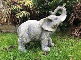 Large Resin Elephant Wild Safari Animal