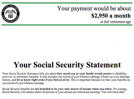 social security statement