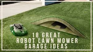 18 Great Robot Lawn Mower Garage Ideas