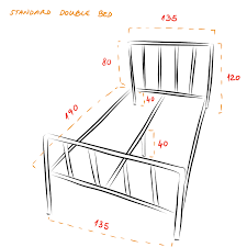 camden industrial bed frame kit