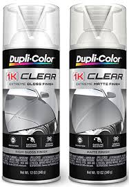 Duplicolor 1k Clear Finish Spray Paint