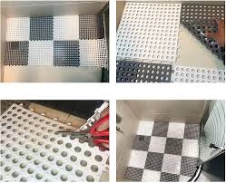 5pcs interlocking pvc floor tiles with