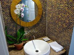Bathroom vanity cabinet with white granite top. Bathroom Sink Faucet Options Hgtv