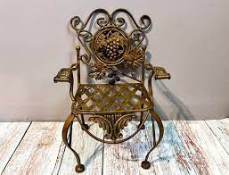 Vintage Cast Iron Garden Chair