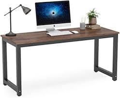 This shows another stand we had that was. Amazon Com Tribesigns Computer Desk 63 Inch Large Office Desk Computer Table Study Writing Desk Workstation For Home Office Rustic Brown Furniture Decor