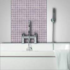 Purple Glass Mosaic Tiles Bathrooms