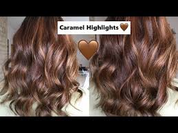 caramel highlights hand painting