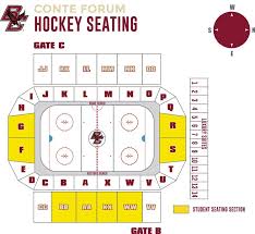 conte forum kelley rink seating chart