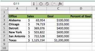 This video provides students with some details re: Excel Formula Percent Of Goal