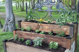 Tiered Garden Bed From Reclaimed