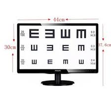 Details About 1pc 19 Inch Tft Liquid Crystal Visual Acuity Chart Projector Computer Eye Chart