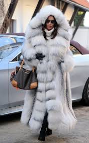 Exclusive Arctic Fox Coat With Hood