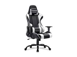 I bought this chair in white for my office. Gtracing Gaming Chair Massage Office Computer Gtpoffice Series Racing Chair For Adult Reclining Adjustable Swivel Leather Chair High Back Desk Chair Headrest And Massage Lumbar Support Cushion Newegg Com