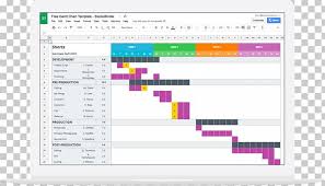 Gantt Chart Microsoft Excel Template Schedule Png Clipart