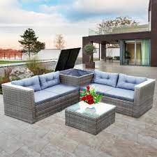 4 piece outdoor patio furniture sets