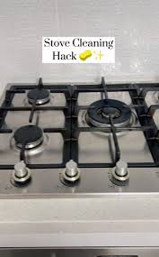 stove sparkling without scrubbing