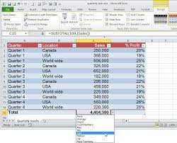 awesome excel tables