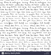 Handwriting Background Seamless Pattern Grunge Letters Words