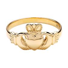 clic las gold claddagh ring